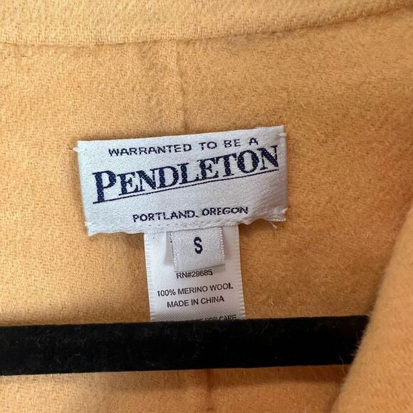 Pendleton Women's Vintage Wool Blazer Mustard Yellow Size S Formal - Picture 3 of 7